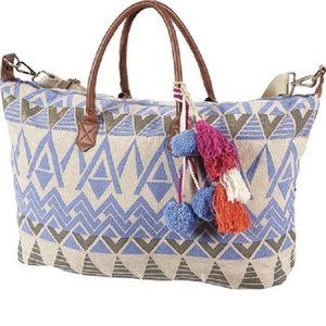 Nadia B 21" Fashion Duffel / Tote Bag with Strap